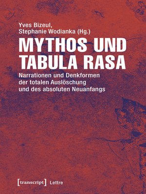 cover image of Mythos und Tabula rasa